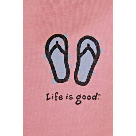 Life is Good T-Shirt FLIP FLOPS Beach - Picture 2 of 4